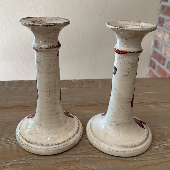 Yuletide 8" Tall Candlesticks by ZRIKE (Set of 2) - Picture 4 of 11